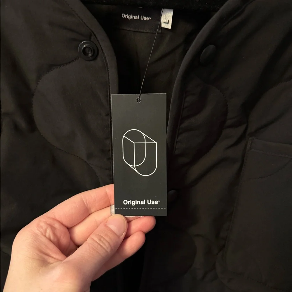 NWT Men’s Original Use Black Quilted Jacket - Picture 4 of 5